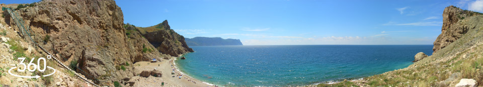 Вид на пляж Васили