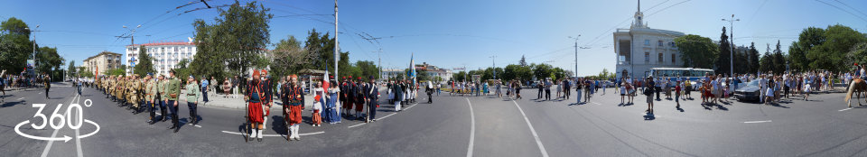 Военно-исторические клубы на площади Ушакова