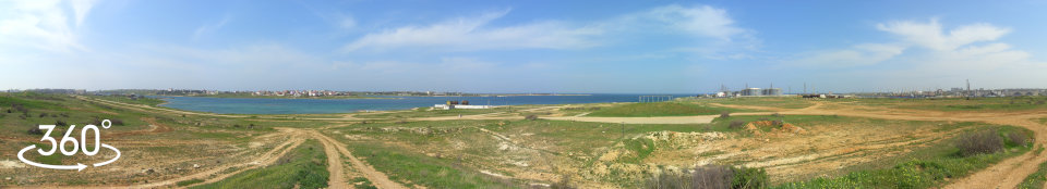 Вид на Казачью бухту