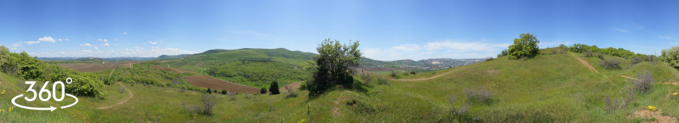 Вид с Холма Канробера на гору Гасфорта