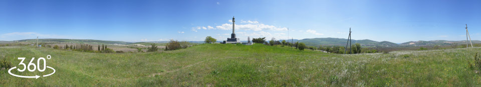 Район русского памятника Балаклавскому сражению